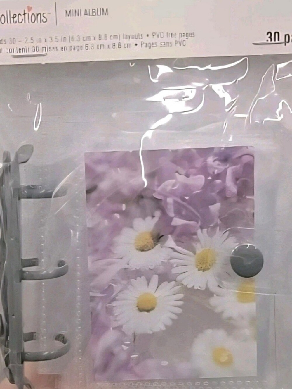 Mini Photo Album 15 Clear Sleeves, hold 2.5x3.5" ACEO Collection